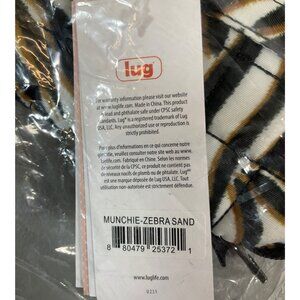 Lug Munchie Insulated Lunch Tote - Zebra Sand, Zipper, Lead & Phthalate Safe